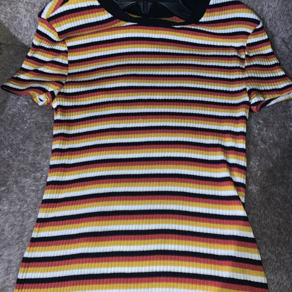 Striped long t-shirt